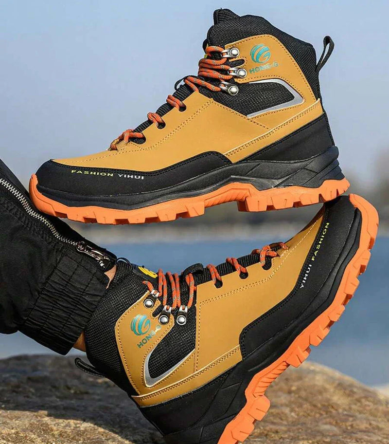 Kit Bota Masculina Safety en 100% Cuero Legítimo (Impermeable y Antideslizante) + 3 REGALOS Limitados